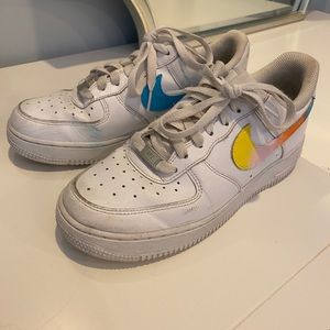 Painted Nike Air Forces🌅☀️